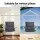 Gardeon Hammock Chair Set with Adjustable Steel Stand, Timber Rail, and Cotton-Poly Blend for Indoor/Outdoor Relaxation