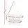Gardeon Cream Cotton Hammock Chair Swing - Indoor Outdoor Relaxation, 90x56x142cm, Lightweight, No Assembly Needed