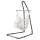 Gardeon Hammock Hanging Chair with Steel Stand, Cotton Rope, Adjustable Height, Indoor/Outdoor, 90kg Capacity, 114cm