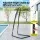 Gardeon Hammock Hanging Chair with Steel Stand, Cotton Rope, Adjustable Height, Indoor/Outdoor, 90kg Capacity, 114cm