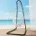 Gardeon Hammock Hanging Chair with Steel Stand, Cotton Rope, Adjustable Height, Indoor/Outdoor, 90kg Capacity, 114cm