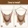 Gardeon Macramé Hammock Chair Hanging Swing with Spreader Bar Tassels Brown 120kg Indoor Outdoor Use