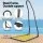 Gardeon Hammock Hanging Chair with Heavy Duty Steel Stand - Durable Cotton Blend, Adjustable Height, Indoor/Outdoor Use