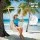 Gardeon Cream Hammock Chair Swing: Cotton Blend, Timber Rail, 240x100cm, Indoors/Outdoors, No Assembly, 120kg Capacity