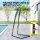 Gardeon Hammock Hanging Chair with Steel Stand – Durable Polyester Cotton, Adjustable Height, Indoor/Outdoor Use, 120kg Capacity