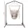 Gardeon Outdoor Hammock Chair with Stand, Polyester Cotton Blend, Cream, 100x45x145cm, Durable & Weather-Resistant