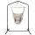 Gardeon Outdoor Hammock Chair with Stand, Polyester Cotton Blend, Cream, 100x45x145cm, Durable & Weather-Resistant