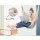 Gardeon Cream Hammock Chair - Outdoor/Indoor Hanging Seat with Timber Rail, 2 Cushions, 180kg Capacity, 100x45x145cm