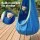 Gardeon Kids Hanging Pod Hammock Chair 70cm x 150cm 100kg Cushion Blue Indoor Outdoor