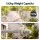 Gardeon Fabric Hammock Chair Hanging Swing with Two Cushions 120kg Tassel Design Indoor Outdoor Cream