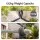 Gardeon Hammock Chair Macramé Hanging Swing with Cushions 120kg Grey Indoor Outdoor Metal Bar