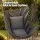 Gardeon Hammock Chair Macramé Hanging Swing with Cushions 120kg Grey Indoor Outdoor Metal Bar