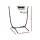 Gardeon Black Iron Hammock Chair Stand w/ Phone Holder - Sturdy, Weather-Resistant, Easy Assembly, 150kg Capacity
