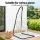 Gardeon Hammock Hanging Chair Set with Steel Stand, Polyester-Cotton Fabric, Adjustable Height, Indoor/Outdoor Use