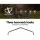 Gardeon Outdoor Hammock Chair with Stand, Cream Cotton Swing, 360° Rotation, Durable Powder-Coated Steel Frame, 124cm
