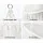 Gardeon Outdoor Hammock Chair with Stand, Cream Cotton Swing, 360° Rotation, Durable Powder-Coated Steel Frame, 124cm
