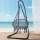 Gardeon Hammock Hanging Chair with Steel Stand, Handcrafted Tassels, Adjustable Height, Indoor/Outdoor, 120kg Capacity