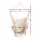 Gardeon Creamy White Hanging Hammock Chair - Polyester Cotton Blend, 96x150cm, Timber Rail, Indoor/Outdoor Swing Seat