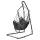 Gardeon Hammock Hanging Chair with Steel Stand – Indoor/Outdoor, Adjustable Height, Cotton Blend, 120kg Capacity