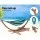 Gardeon Outdoor Timber Hammock with Wooden Stand, 2-Person, UV Resistant, 330cm Sky Blue Fabric, 200kg Capacity