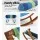 Gardeon Kids Timber Hammock Bed - Durable Larch Wood, Sky Blue Cotton-Poly Blend, 45kg Capacity for Outdoor Fun