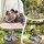 Gardeon 100cm Tree Swing Hammock with 150kg Capacity, Oxford Fabric and Foam-Padded Steel Frame