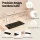 Artiss Clear Acrylic Display Case 35x15x15cm with Dustproof Enclosure & Black Base - Durable Showcase for Collectibles