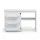 Artiss Multi-functional Folding Sewing Table - White Craft Station with Storage, Rolling Wheels, and Magnetic Closure