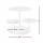 5-Star Chef 5-Tier Acrylic Cake Stand, 31cm Tall, Clear UV-Protected Display Holder for Wedding and Party Desserts