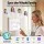 Artiss 10-Inch Digital Calendar Planner Smart Photo Frame Family Chore Chart 32GB White with Wi-Fi Sync