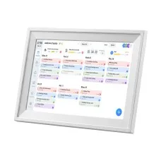 Artiss 10-Inch Digital Calendar Planner Smart Photo Frame Family Chore Chart 32GB White with Wi-Fi Sync