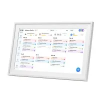 Artiss 15.6-Inch Smart Family Calendar Digital Photo Frame 32GB White Wi-Fi Touchscreen Organiser