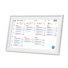 Artiss 15.6-Inch Smart Family Calendar Digital Photo Frame 32GB White Wi-Fi Touchscreen Organiser