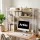 Artiss 2-Tier Desktop Shelf 100×24×80 cm Slim Monitor Friendly Organiser Heavy Duty 20 kg Top Load Capacity