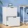 Artiss Filing Cabinet 2 Drawer White File Organiser, E1 Particle Board, Metal Handles, 47x41x72cm Office Storage