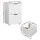 Artiss Filing Cabinet 2 Drawer White File Organiser, E1 Particle Board, Metal Handles, 47x41x72cm Office Storage