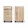Artiss 5-Drawer Filing Cabinet with Wheels, Anti-Rust Runners, Melamine Finish, 33x38x63cm - Office and Study Storage