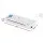Devanti A4 Laminator Machine White, Hot & Cold Thermal, Fast Anti-Jam, ABS Fireproof, 240mm Wide for Home Office School