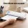 Devanti A4 Laminator Machine White, Hot & Cold Thermal, Fast Anti-Jam, ABS Fireproof, 240mm Wide for Home Office School