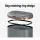 Devanti 38L Motion Sensor Rubbish Bin - Grey Steel, Fingerprint-Resistant, Hands-Free, Noise-Free, Soft Close