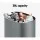 Devanti 38L Motion Sensor Rubbish Bin - Grey Steel, Fingerprint-Resistant, Hands-Free, Noise-Free, Soft Close