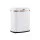 Devanti 38L Motion Sensor Bin, White Steel, Hands-Free & Noise-Free, Fingerprint-Resistant, Soft Close, 1-Year Warranty