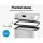 Devanti 45L Motion Sensor Bin in White - Hands-Free, Fingerprint-Resistant Steel with Soft Close & Manual Option