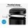 Devanti 58L Motion Sensor Rubbish Bin - Black Steel, Hands-Free, Fingerprint-Resistant, Soft Close, Odour-Free Operation