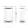 Devanti 58L Motion Sensor Bin - White Steel, Fingerprint-Resistant, Hands-Free, Soft Close, Noise & Odour-Free