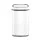 Devanti 58L Motion Sensor Bin - White Steel, Fingerprint-Resistant, Hands-Free, Soft Close, Noise & Odour-Free