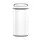 Devanti 68L Motion Sensor Bin - White Steel, Hands-Free, Soft Close, Odour-Free, Fingerprint-Resistant, 28x37.5x77cm