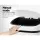 Devanti 68L Motion Sensor Bin - White Steel, Hands-Free, Soft Close, Odour-Free, Fingerprint-Resistant, 28x37.5x77cm