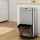 Devanti 70L Motion Sensor Pedal Bin, Stainless Steel, Dual Compartments, Fingerprint-Resistant, Soft Close, Silver