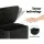 Devanti 70L Dual Compartment Motion Sensor & Pedal Bin - Black Steel, Fingerprint-Resistant, Soft Close, Noise-Free